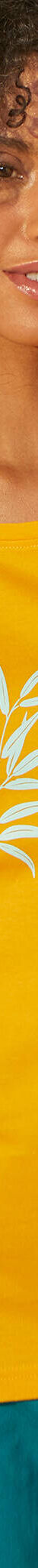 T-shirt de pyjama imprimé tropical (safran) T-shirt de pyjama imprimé tropical (safran)